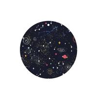 Phayah Constellation Star Clusters Galaxies Pattern Lavender Scent Car Air Freshener Round Shape Card Hanging Hanging Scented Card 6 Pcs For Cars Closet Drawer Eliminate