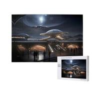 Phayah Cool Future City Puzzles For Adults 1000 Pieces For Home Decor Intelligence Development Toys 29.5 X 19.7"