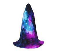 PHAYAH Cool Star River Pattern Halloween Witch Witchcraft Hooded Robe Cape Christmas Hoodie Cosplay Masquerade Party Dress Gift Costume M