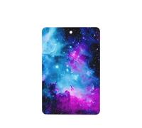 Phayah Cool Star River Pattern Lavender Scent Car Air Freshener Rectangle Card Hanging Hanging Scented Card 4 Pcs For Cars Closet Drawer Eliminate