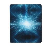 Phayah Cosmic Rays Pattern Mouse Pad Waterproof Surface & Non-Slip Rubber Base with Stitched Edges Gaming Mouse Mat for Laptop 10 X 12 Inch