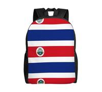 PHAYAH Costa Rica Flag Pattern Casual Shoulders Classical Basic Travel Backpack Travel And Outdoor Activities