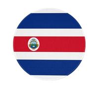 PHAYAH Costa Rica Flag Round Non-Slip Rubber Mouse Pad- Durable And Comfortable For Office, Gaming, And Learning 8in1 Pc