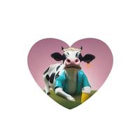Phayah Cow Creative Spot Pattern Lavender Scent Car Aroma Heart Shape Hanging Fragrance Tablet Car Interior Fragrance Freshener 6p