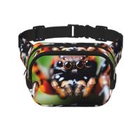 Phayah Cracked Spider Pattern Fanny Waist Packs For Men Women, Waist Bag Hip Pack For Travel Hiking Running Outdoor Sports