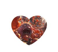 Phayah Crazy Fruit Pattern Lavender Scent Car Air Freshener Heart Shape Card Hanging Hanging Scented Card 4 Pcs For Cars Closet Drawer