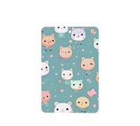Phayah Cute Fox Pattern Lavender Scent Car Aroma Rectangle Hanging Fragrance Tablet Car Interior Fragrance Freshener 4p