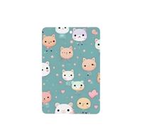 Phayah Cute Fox Pattern Lavender Scent Car Aroma Rectangle Hanging Fragrance Tablet Car Interior Fragrance Freshener 6p