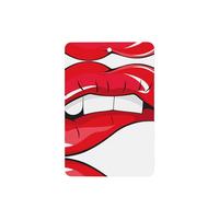 Phayah Cute Graphic Red Lips Pattern Lavender Scent Car Air Freshener Rectangle Card Hanging Hanging Scented Card 6 Pcs For Cars Closet Drawer Eliminate