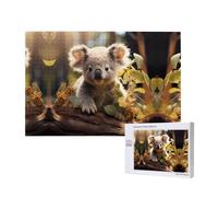 Phayah Cute Koala Plant Puzzles For Adults 1000 Pieces For Home Decor Children'S Intelligence Development Toys 29.5 X 19.7"