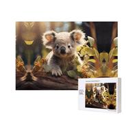 Phayah Cute Koala Plant Puzzles For Adults 300 Pieces For Home Decor Children'S Intelligence Development Toys 15.7 X 11"