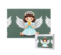 Phayah Cute Little Angel Pattern Puzzle Unique Jigsaw Wall Art Picture for Home Decoration 1000 Pcs