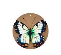 Phayah Cute Little Butterfly Pattern Lavender Scent Car Air Freshener Round Shape Card Hanging Hanging Scented Card 6 Pcs For Cars Closet Drawer