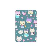Phayah Cute Little Fox Pattern Lavender Scent Car Aroma Rectangle Hanging Fragrance Tablet Car Interior Fragrance Freshener 4p
