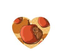 Phayah Cute Little Hamster Pattern Lavender Scent Car Air Freshener Heart Shape Card Hanging Hanging Scented Card 6 Pcs For Cars Closet Shoe