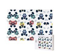 Phayah Cute Monster Trucks Pattern Puzzle Unique Jigsaw Wall Art Picture For Home Decoration 300 Pcs