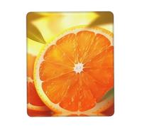 Phayah Cutting Up an Orange Pattern Mouse Pad Designs,Portable Office Non-Slip Rubber Base Wireless Mouse Pad for Gaming Mat for Laptop, Office Home 10 X 12 Inch