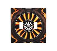 Phayah Dartboard with Flame Pattern Double Toggle Light Switch Plates Outlet Covers Decorative for Bathroom Bedroom Kitchen 4.5 X 4.5 Inch