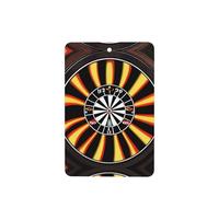 Phayah Dartboard With Flame Pattern Lavender Scent Car Aroma Rectangle Hanging Fragrance Tablet Car Interior Fragrance Freshener 6p