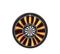 Phayah Dartboard With Flame Pattern Lavender Scent Car Aroma Round Shape Hanging Fragrance Tablet Car Interior Fragrance Freshener 6p