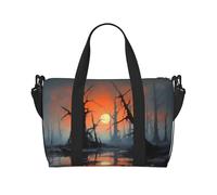 Phayah Dead Tree At Sunset Crossbody Travel Bag Overnighter Duffel Bags Carry On Size Ideal For School Or Overnight Travel Bag