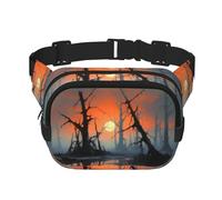 Phayah Dead Tree At Sunset Waist Pack Bag,Fanny Pack For Men,Women, Workout Traveling Casual Running Hiking Cycling, Bum Bag