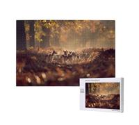 Phayah Deer In The Forest Puzzles For Adults 1000 Pieces For Home Decor Intelligence Development Toys 29.5 X 19.7"