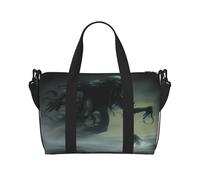 Phayah Demon On The Ocean Travel Duffel Bag Handbag Carry-On Luggage Bag Overnight Foldable Unisex Airline Travel Personal Items Bag