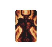 Phayah Demon Pattern Lavender Scent Car Aroma Rectangle Hanging Fragrance Tablet Car Interior Fragrance Freshener 4p