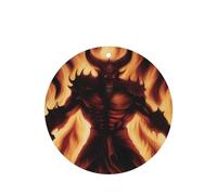 Phayah Demon Pattern Lavender Scent Car Aroma Round Shape Hanging Fragrance Tablet Car Interior Fragrance Freshener 6p