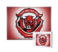 Phayah Devil Football Puzzles 500 Piece For Jigsaw Puzzle Wooden Puzzle For Family Friend Home Decor Wall Art 20.4 X 15 In