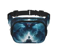 Phayah Devil In The Ocean Pattern Fanny Waist Packs For Men Women, Waist Bag Hip Pack For Travel Hiking Running Outdoor Sports