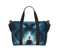 Phayah Devil In The Ocean Travel Duffel Bag Handbag Carry-On Luggage Bag Overnight Foldable Unisex Airline Travel Personal Items Bag