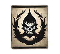 Phayah Devil Satan Pattern Mouse Pad with Non Slip Rubber Base Gaming with Stitched Edge, Mousepad for Laptop, Computer, Office 8.3 X 10.3 in