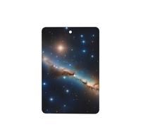 Phayah Distant Stars Pattern Lavender Scent Car Aroma Rectangle Hanging Fragrance Tablet Car Interior Fragrance Freshener 4p