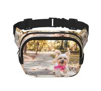 Phayah Dog Running Toward You Pattern Fanny Waist Packs For Men Women, Waist Bag Hip Pack For Travel Hiking Running Outdoor Sports