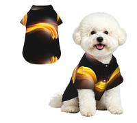 Phayah Dog Shirt Cool Clothes,Cute Outfit For Small Medium Pets M | Banana Rays Print Comfort Breathable Costume, Lapel Apparel For Puppy,Loose For Small Medium Dogs