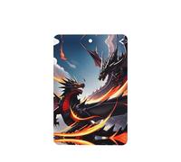 Phayah Double Dragon Battle Pattern Lavender Scent Car Aroma Rectangle Hanging Fragrance Tablet Car Interior Fragrance Freshener 4p