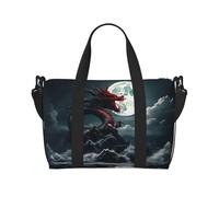 Phayah Dragon On The Mountain Travel Duffel Bag Handbag Carry-On Luggage Bag Overnight Foldable Unisex Airline Travel Personal Items Bag