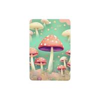 Phayah Dream Mushroom Pattern Lavender Scent Car Aroma Rectangle Hanging Fragrance Tablet Car Interior Fragrance Freshener 4p