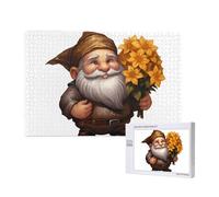 Phayah Dwarf Holding A Flower Puzzles For Adults 1000 Pieces For Home Decor Children'S Intelligence Development Toys 29.5 X 19.7"