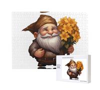 Phayah Dwarf Holding A Flower Puzzles for Adults 500 Pieces Children's Intelligence Development Toys 20.4 X 15in