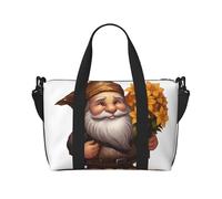 Phayah Dwarf Holding A Flower Travel Duffel Bag Handbag Carry-On Luggage Bag Overnight Foldable Unisex Airline Travel Personal Items Bag