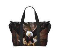 Phayah Eagle Flying In The Sky Travel Duffel Bag Handbag Carry-On Luggage Bag Overnight Foldable Unisex Airline Travel Personal Items Bag