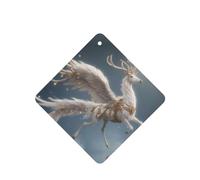 Phayah Elk Surrounded By Jewelry Pattern Lavender Scent Car Aroma Square Hanging Fragrance Tablet Car Interior Fragrance Freshener 4p