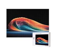 Phayah Embossed Rainbow Lines Puzzles For Adults 300 Pieces For Home Decor Children'S Intelligence Development Toys 15.7 X 11"