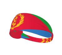Phayah Eritrean Flag Elastic Sports Headband Breathable Quickly Absorbs Sweat Suitable for Yoga Running and Fitness for