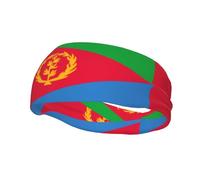 Phayah Eritrean Flag Pattern Headbands Women Men Sweatband Sports Headband For Running, Cycling, Yoga Gym, Working Out