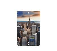 Phayah Europe And America C Pattern Lavender Scent Car Aroma Rectangle Hanging Fragrance Tablet Car Interior Fragrance Freshener 6p