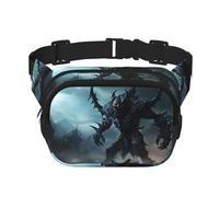 Phayah Evil Intruder Pattern Fanny Waist Packs For Men Women, Waist Bag Hip Pack For Travel Hiking Running Outdoor Sports